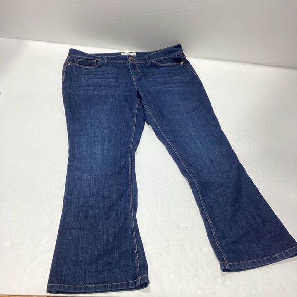 J.Jill Authentic Fit Slim Boot Cut Dark Wash - Picture 1 of 8